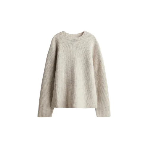 H&M Sweaters Women's Light Beige Multicolor