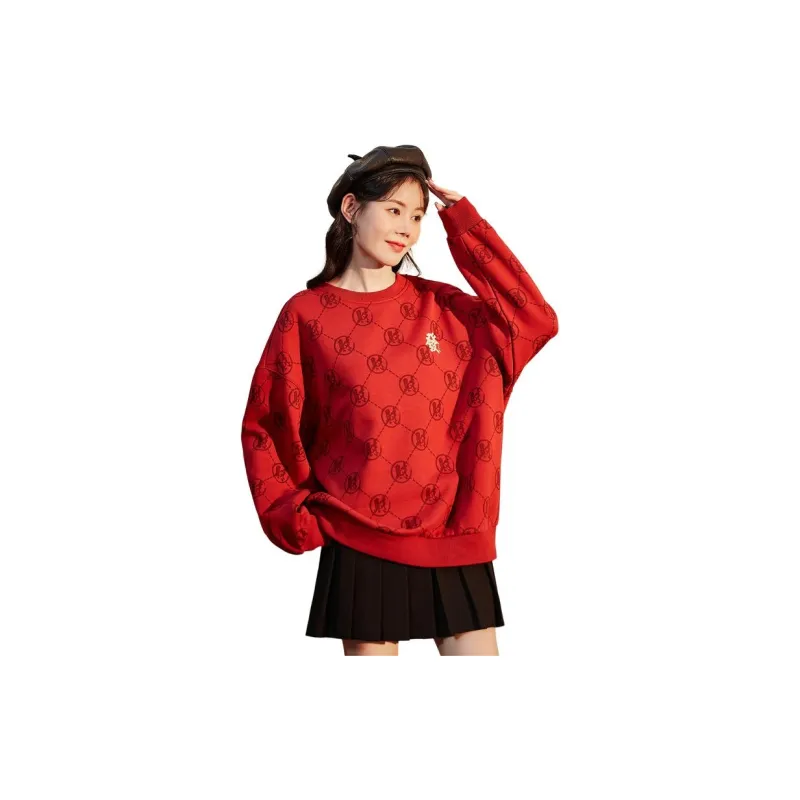 Tonlion Sweatshirt Women's Magenta-3