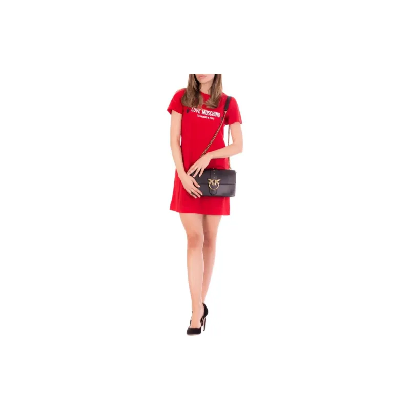 MOSCHINO Short-Sleeved Dresses Women's Red-1