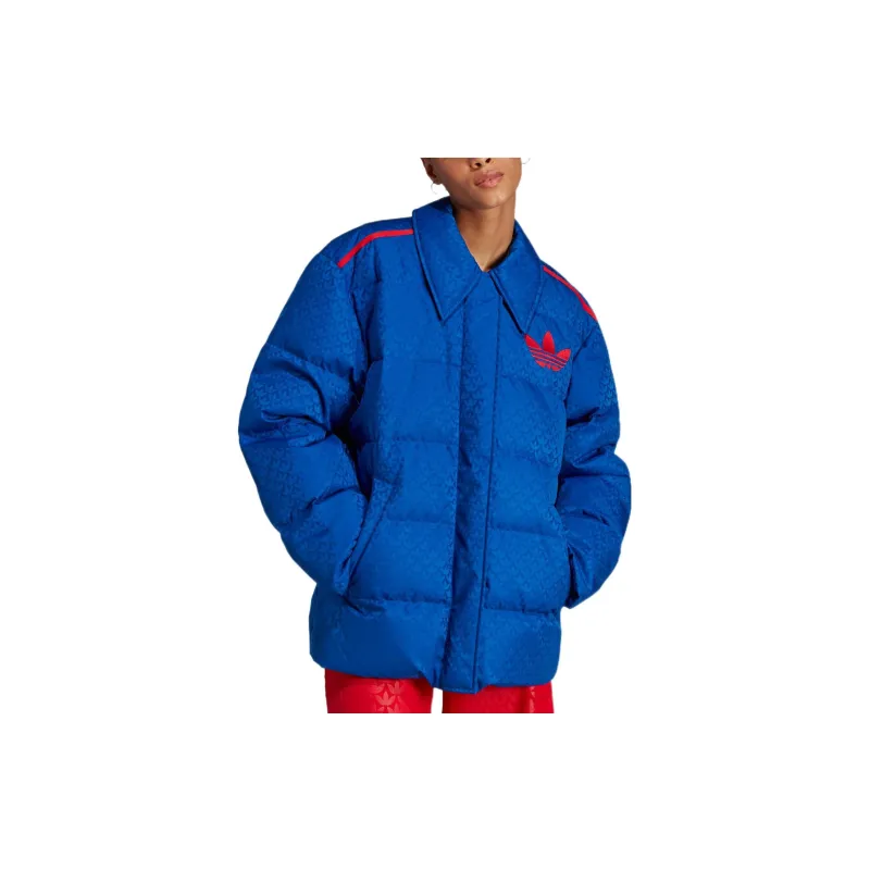 Adidas Originals Heritage Now Monogram Down Jacket Winter Women's Blue-2