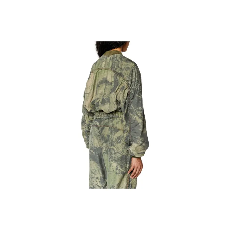 DIESEL G Khlo Camouflage Bomber Jacket 'Army Green'-3