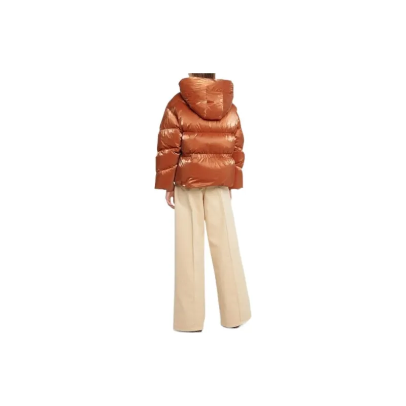 Moncler Down Jackets Women's Orange-2