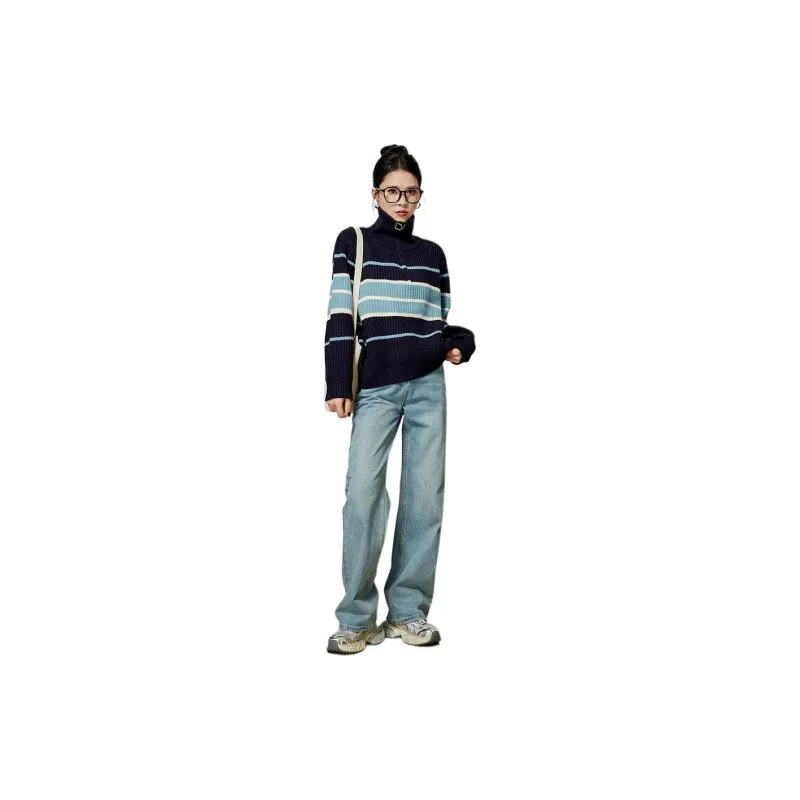 Weekly Knitwear Women's Navy Blue-3