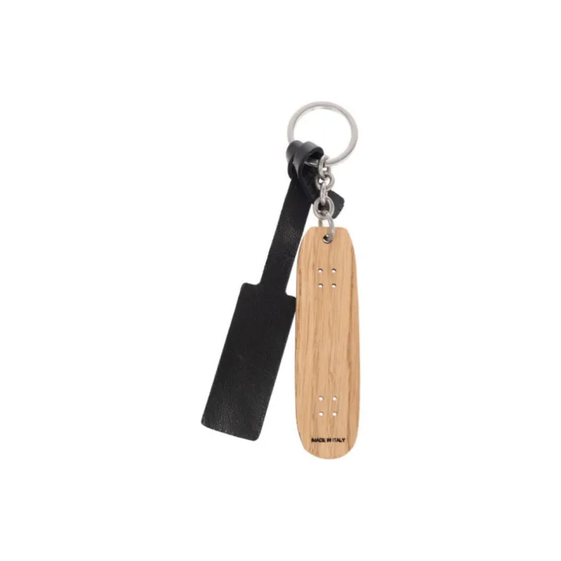 SAINT LAURENT Wooden Keychain Bag Accessory Unisex Brown-3