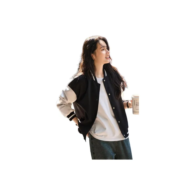 Mo Han Yi Mei Jackets & Coats Women's Black-3