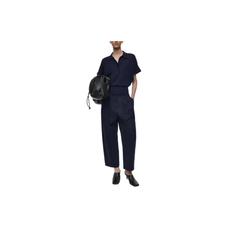 COS Casual Pants Women's Navy Blue-1