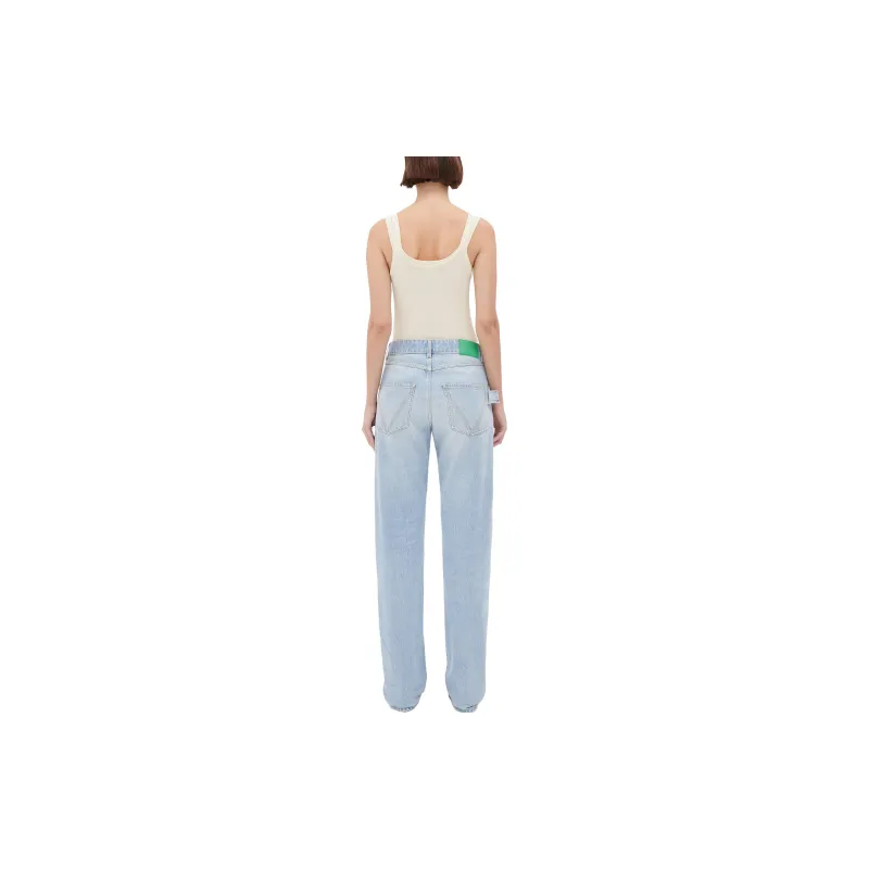 Bottega Veneta Mid Waisted Straight Leg Jeans-2