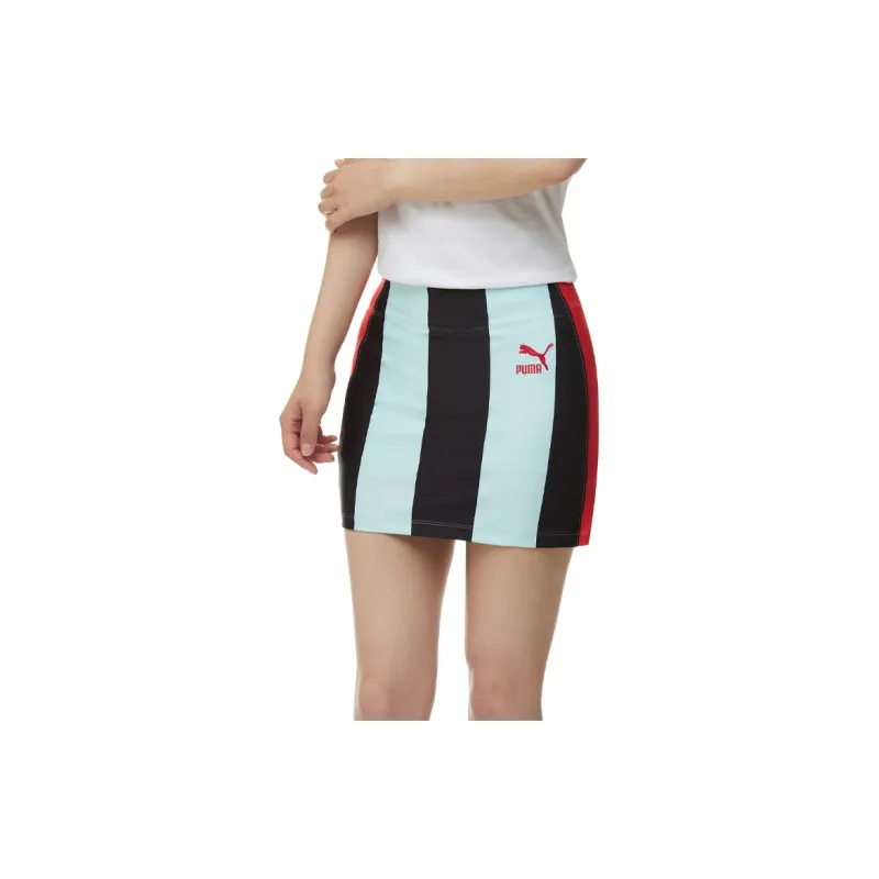 PUMA Puma X DUA LIPA Casual Short Skirts Women's Blue-3
