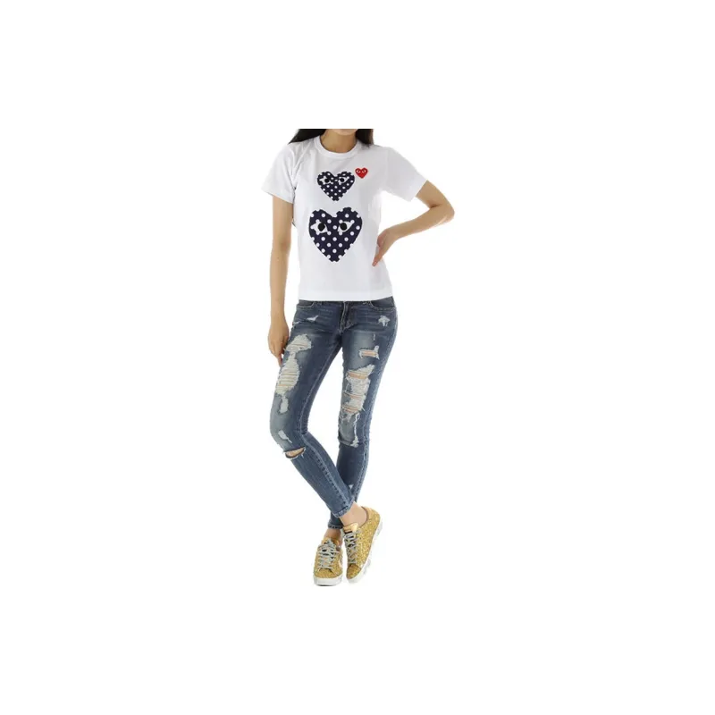 CDG Play T-Shirts Women's-3