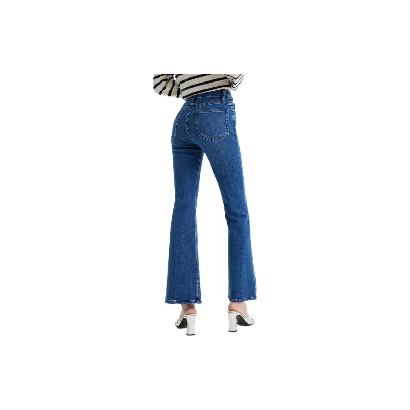 FRAME Le Easy Flare Side Slit Jeans-3