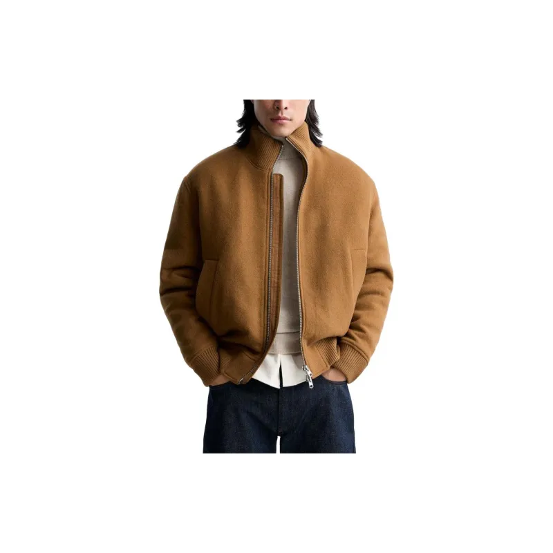 ZARA Jackets Men Tan-2