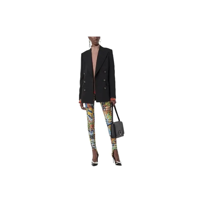 Burberry Leggings Women's Multicolor-2