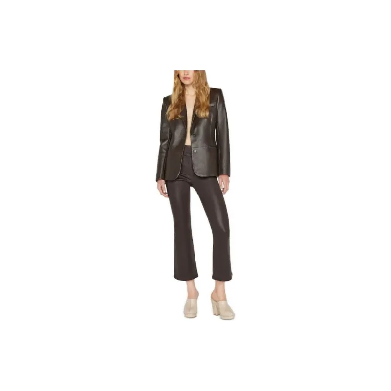 FRAME High Waist Flared Trousers-3