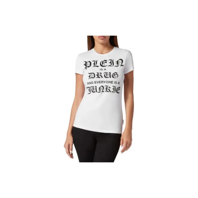 PHILIPP PLEIN Sexy Pure Cotton T shirt-1