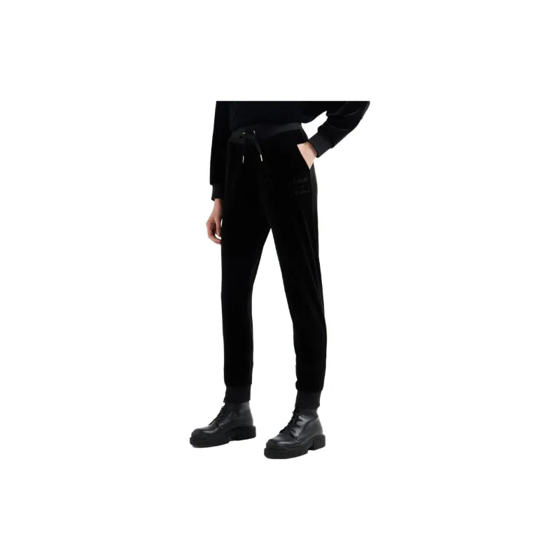 ARMANI EXCHANGE Knitted Sweatpants Women's Black-1