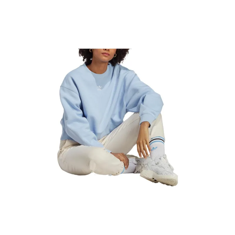Adidas Originals Sweatshirts Women's Light Pink Blue-3