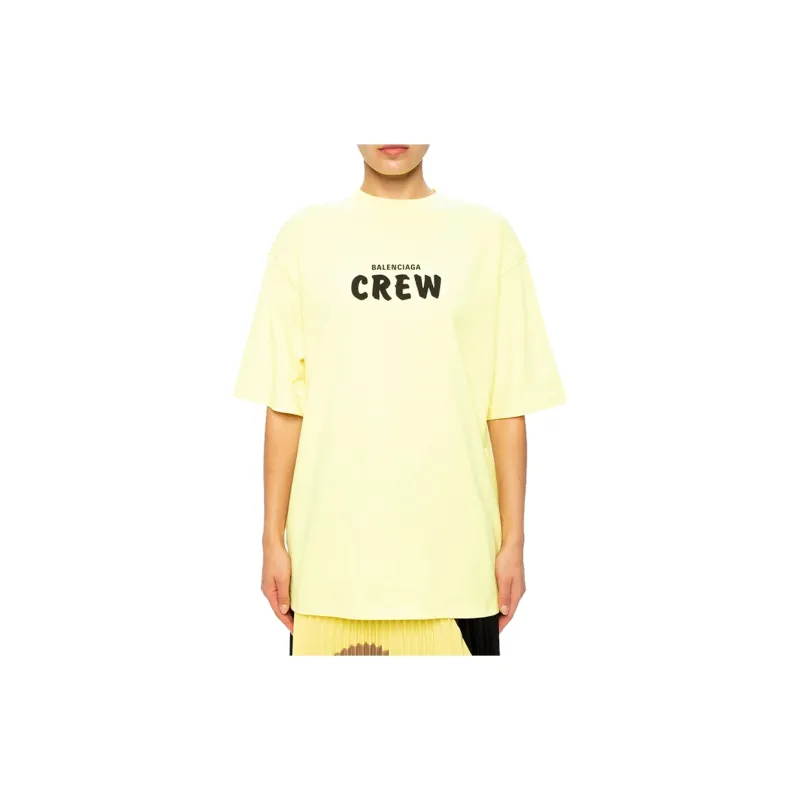 Balenciaga Regular T Shirt Women's Yellow-1