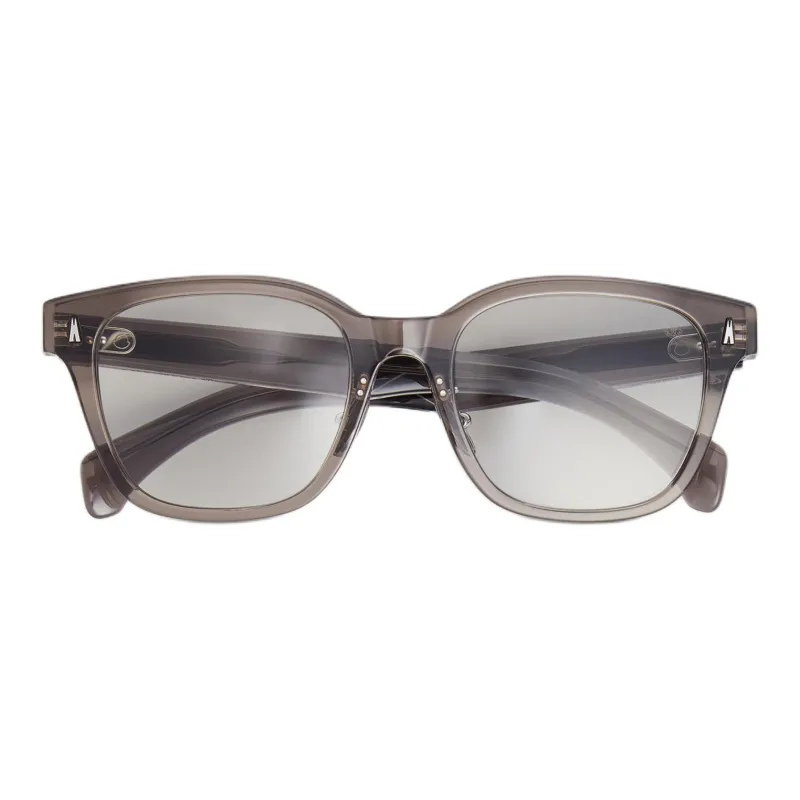Moncler Acetate Square Sunglasses Unisex Light Gray-0