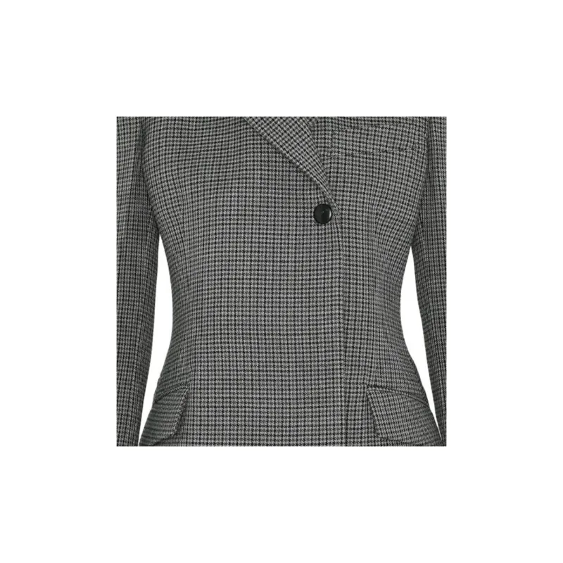 Ferragamo Shepherd's check Double breasted Blazer-4