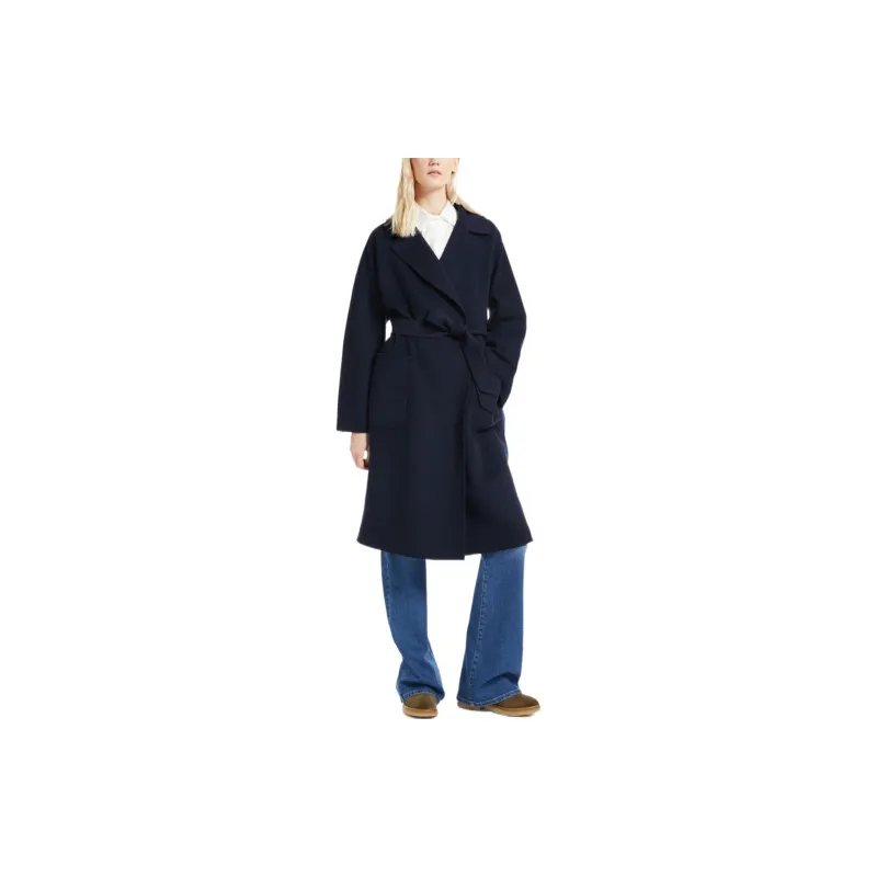 WEEKEND MaxMara Coats Women's Navy Blue-2