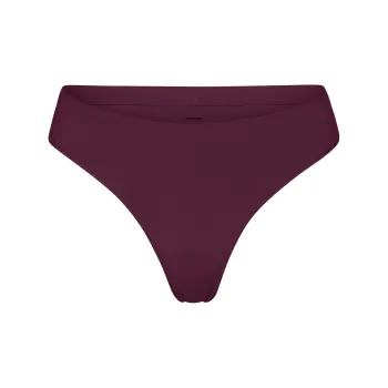 SKIMS SOFT SMOOTHING SEAMLESS THONG Underpants Women's 1 Pack DEEP BERRY/Deep Berry Red
