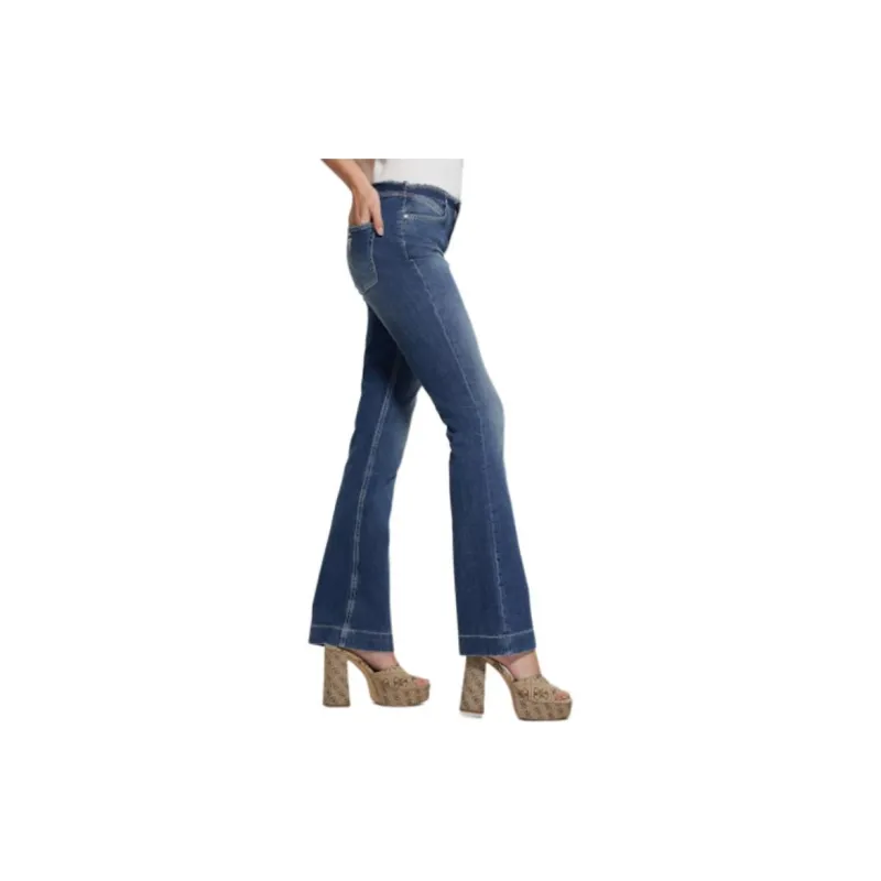 GUESS Flare Denim Pant Jeans Women's Blue-2
