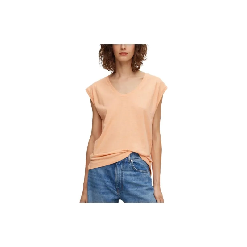 HUGO BOSS Regular T Shirt Women's Orange-2