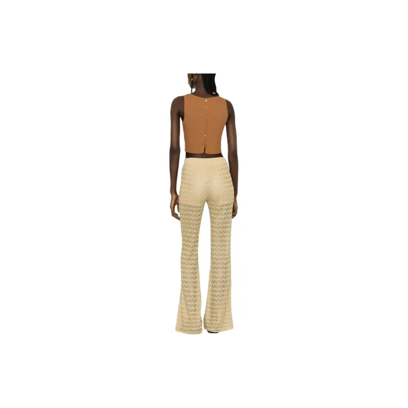 Paco Rabanne Ribbed Cropped Top-2