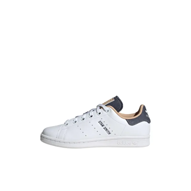 Adidas Originals STAN SMITH Anti Slip, Slip Resistant Low Top Skateboard Shoes White Kids'-0