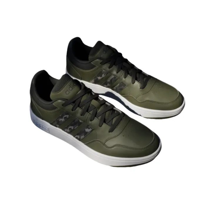 Adidas Hoops 3.0 Low Classic Vintage Night Cargo Core Black Cloud White-2