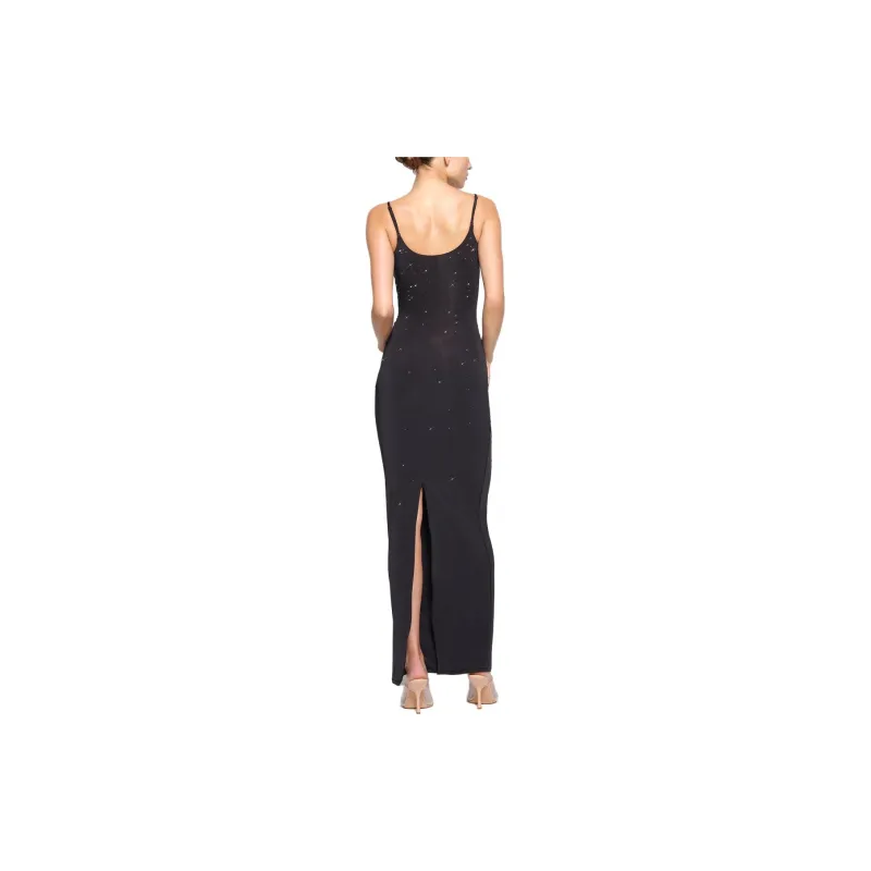 Skims X Swarovski Jelly Sheer Cami Long Dress Sienna-9