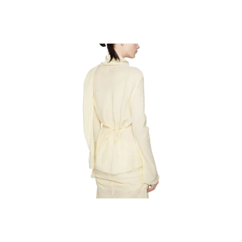 Acne Studios Crepe Scarf Blouse-2