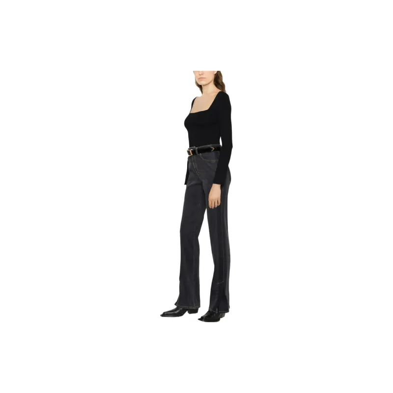Alexander McQueen Slim Fit Bootcut Jeans-3