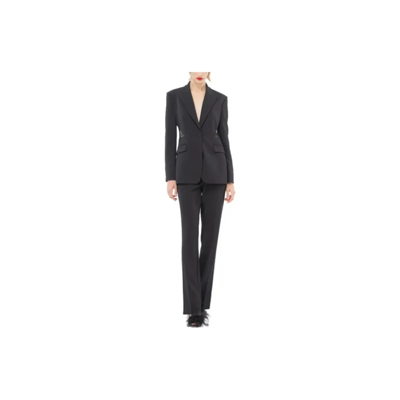 PINKO Cut Out Lace Panelled Jacket-2