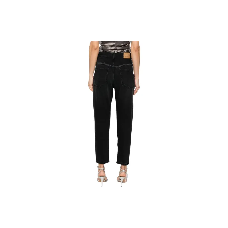 ISABEL MARANT Oliviani High-Waisted Frayed Jeans-2