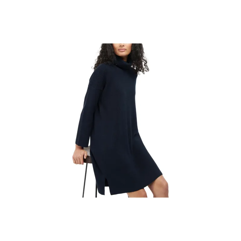 BARBOUR Barbour Stitch Dress Long-Sleeved Dresses Women's Marine Blue-3