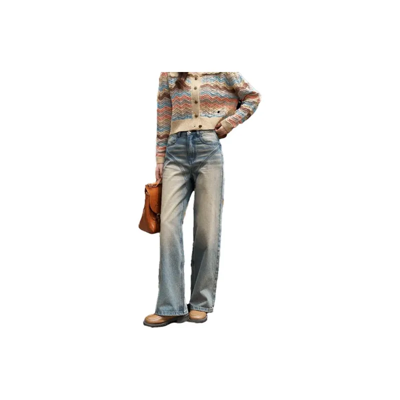 MISHOW Jeans Women's Vintage Blue-5