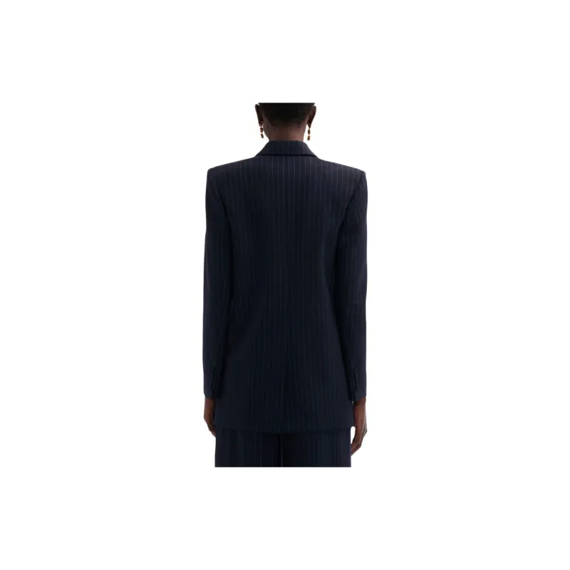Oscar De La Renta Double-breasted Pinstripe Blazer-3