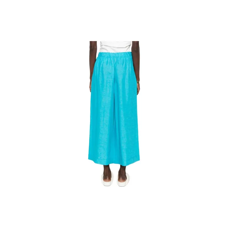 Daniela Gregis SS24 Casual Pants Women's Teal-2
