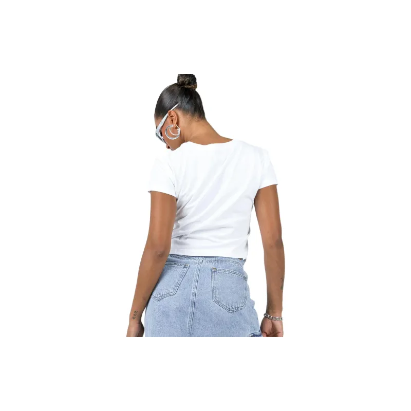 PRINCESS POLLY T-Shirt Women's WHITE/White-1