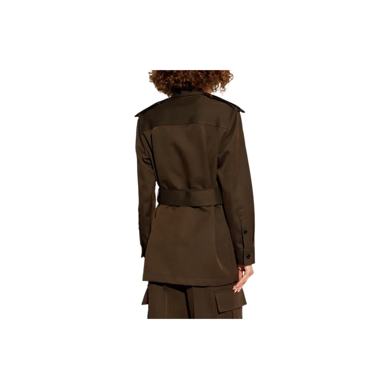 Burberry Belted waist Buttoned Overshirt-3