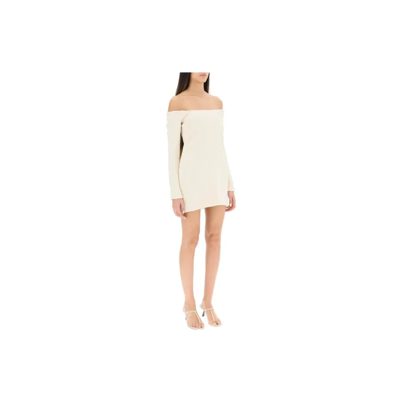 KHAITE Octavia Dress 'Bone'-2