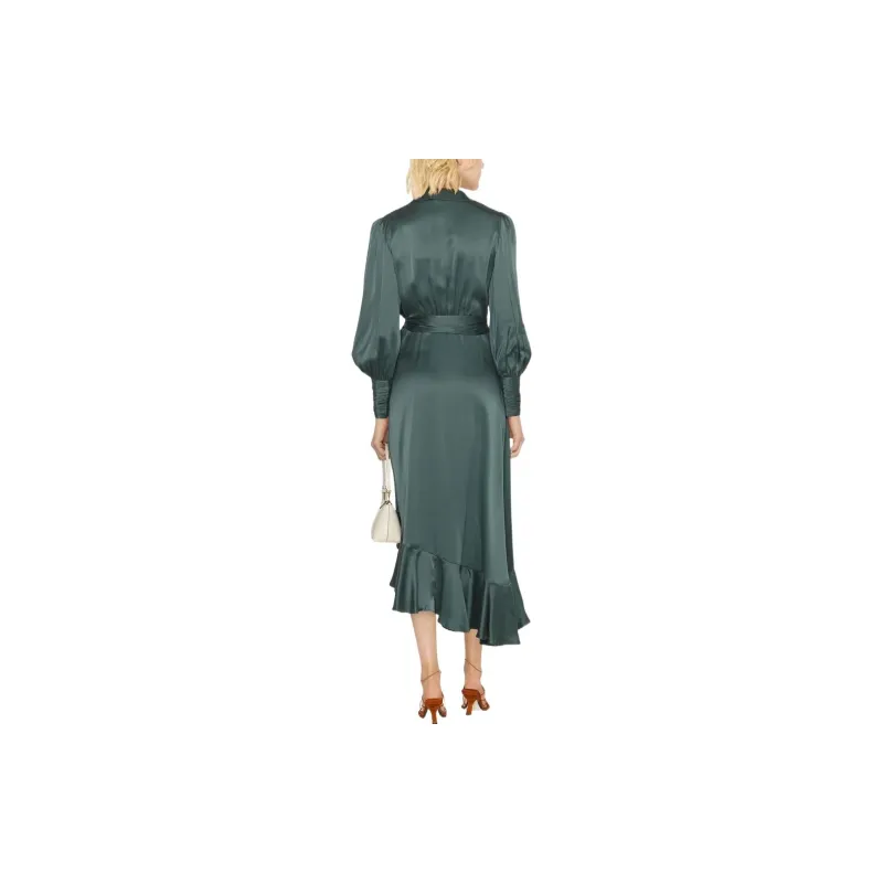 Zimmermann Long-Sleeved Dresses Women's Green-2