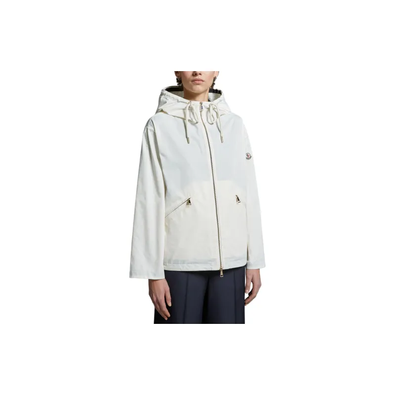Moncler Cassiope Logo Patch Zip Up Jacket-1