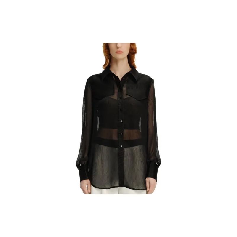 KARL LAGERFELD SS24 Shirt Women's Black-5