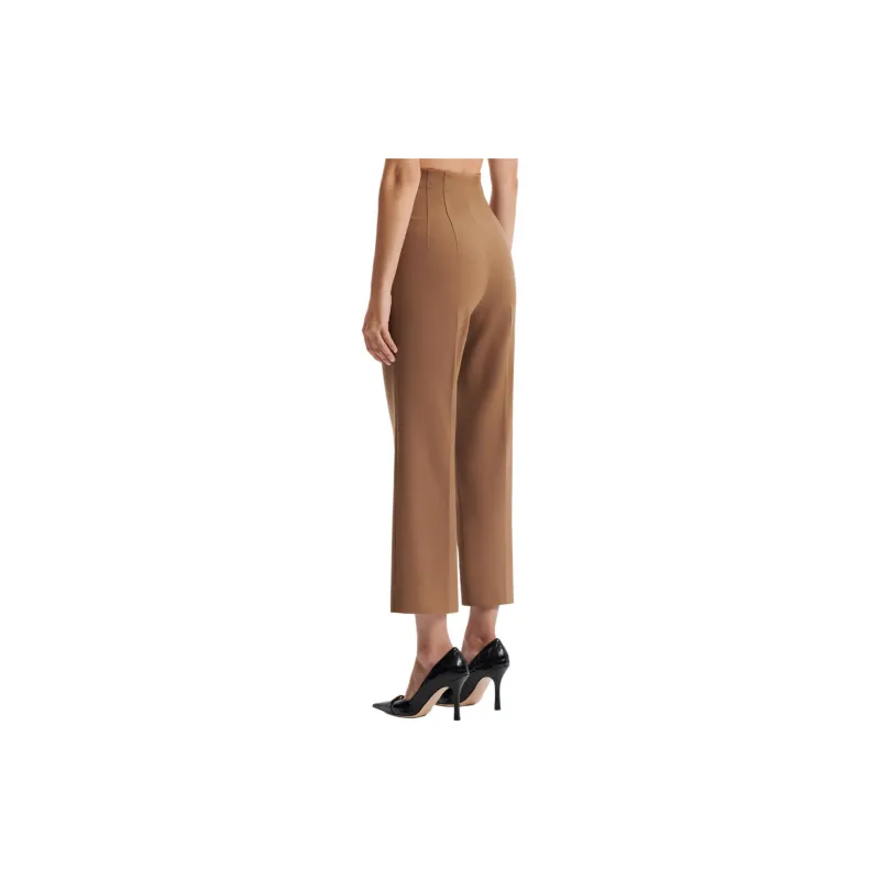 SCANLAN THEODORE Mercerised Cotton Trouser Suit Trouser Women's Camel/Camel-2