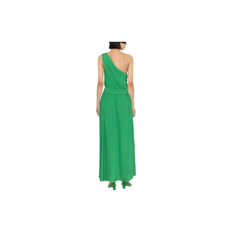 PINKO SS23 Sleeveless Dress Women's Green-2