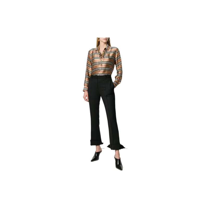 Burberry 2000s Layered Silk Blouse-1