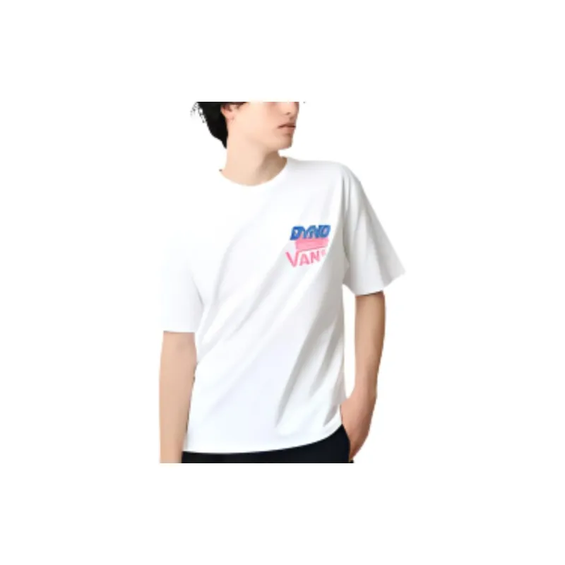 Vans x Our Legends Drop Shoulder Sleeve T Shirt Unisex White-1