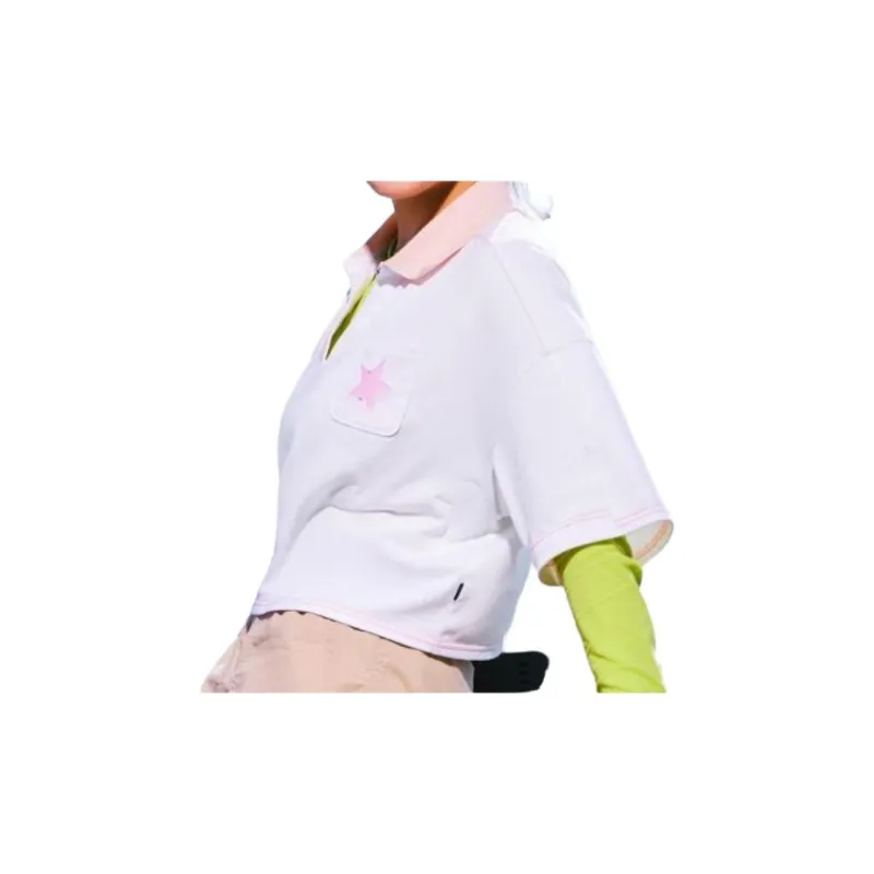 Converse Converse Converse Showcasing Series SS23 Polo Shirt Women's White-3